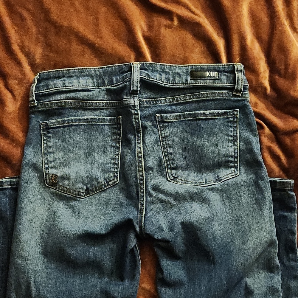 Kut From the Kloth Catherine Boyfriend Jean Distressed Size 2 - Picture 9 of 9